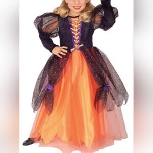 # 48.Rubie's Orange and Black Halloween Witch Costume for Kids